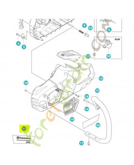 Autocollant référence 597020201