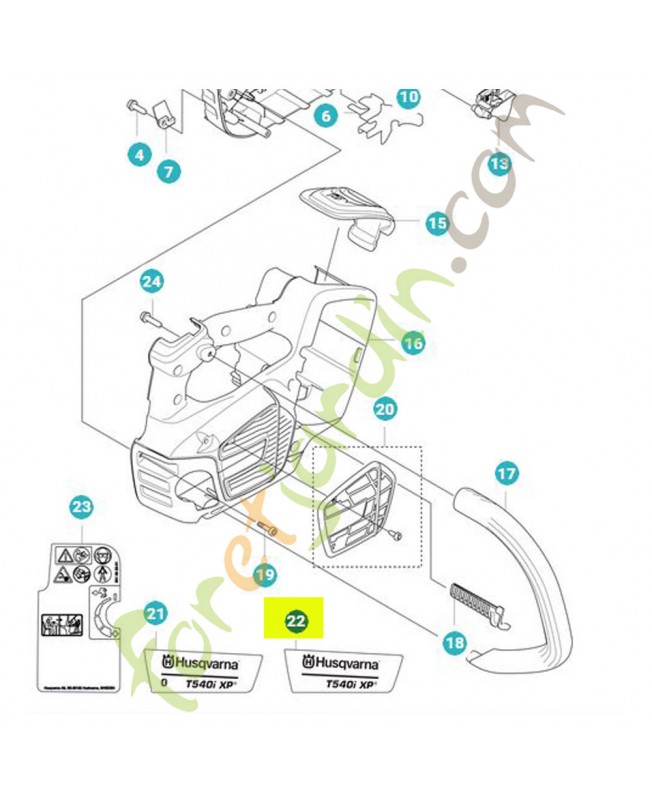 Autocollant référence 597020203