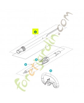 Tube 531147308 - Pièce détachée Husqvarna