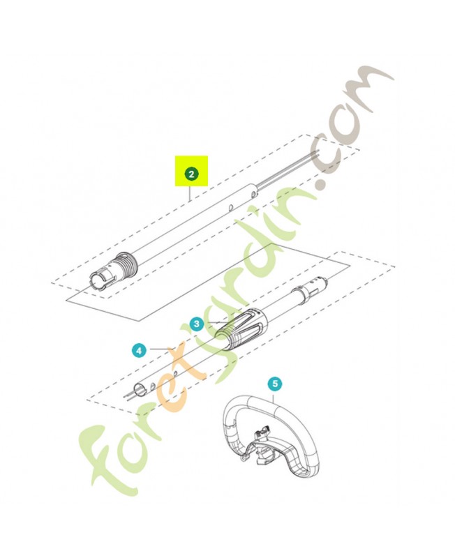 Tube 531147308 - Pièce détachée Husqvarna