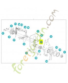 Roulement à bille référence 598936901