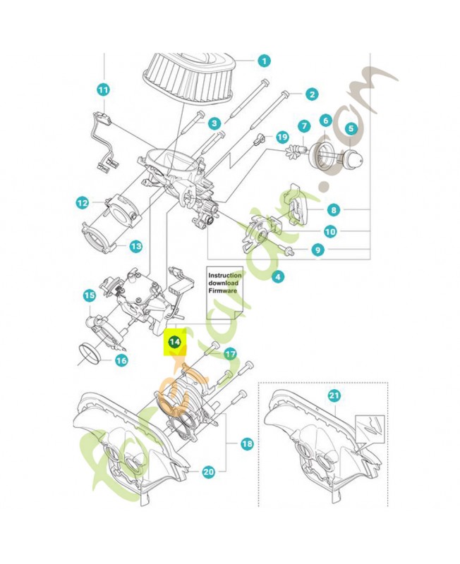 Carburateur référence 598932902