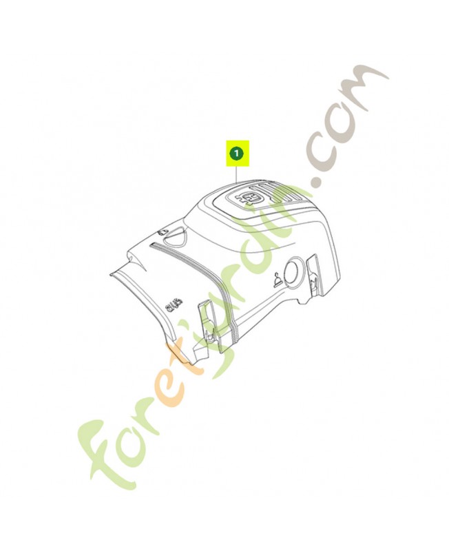 Capot cylindre h592xp