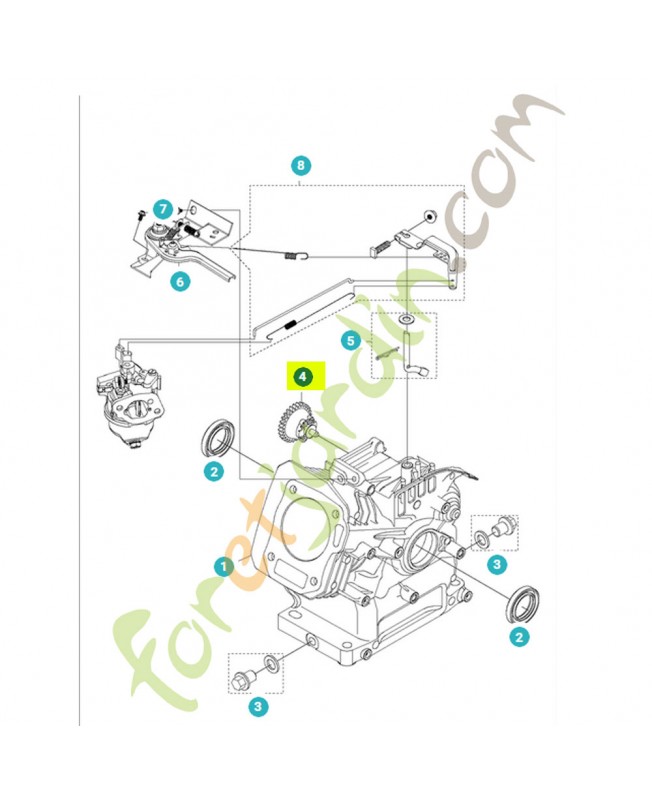 Engrenage 531147325- Pièce détachée Husqvarna