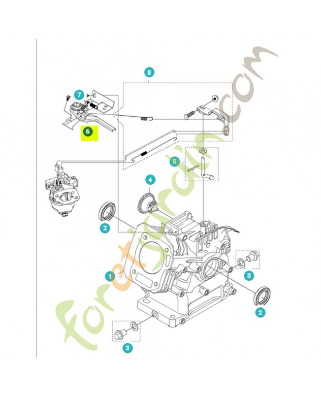 Levier 531147338- Pièce détachée Husqvarna