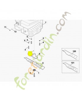 Clavette demi-lune 5/32"x5/8"