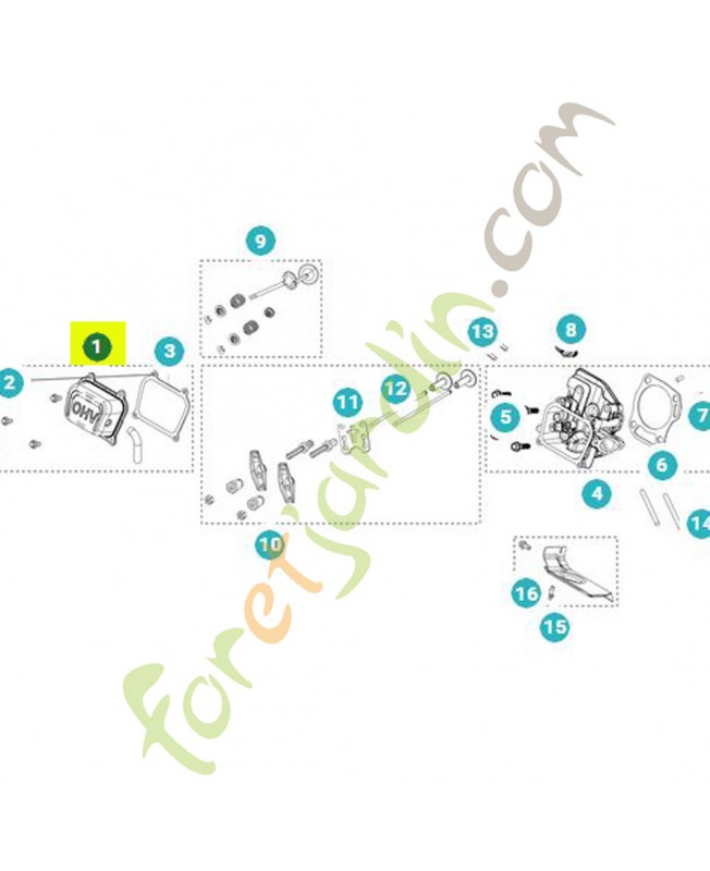Capot de cylindre référence 599348979