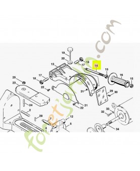 Goujon fileté M10x145
