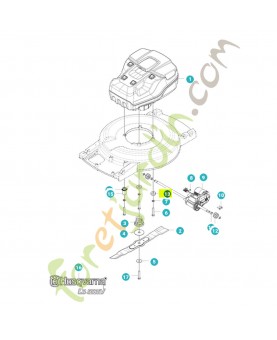 Rondelle d'espacement 10.2x28.5x7.5 531179301- Pièce détachée Husqvarna