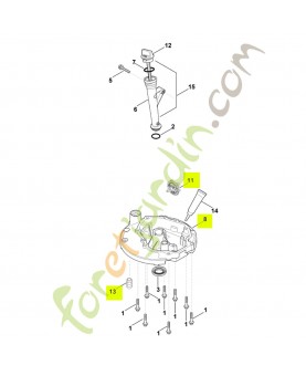 Couvercle Stihl ref. 0002-020-1110