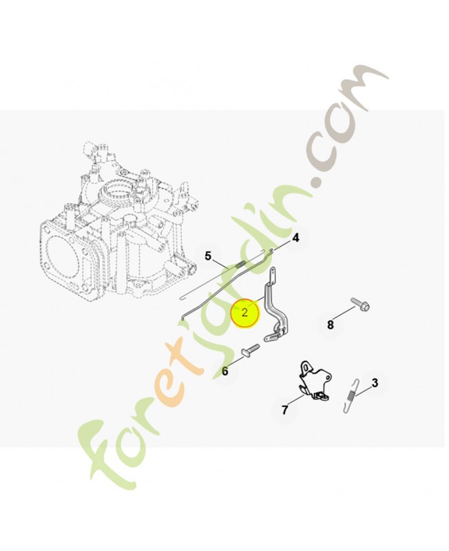 Levier de régulateur