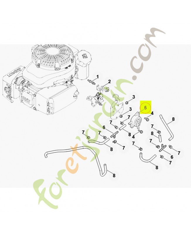 Pompe à carburant 0002-350-6202- Pièce détachée Stihl / Vicking