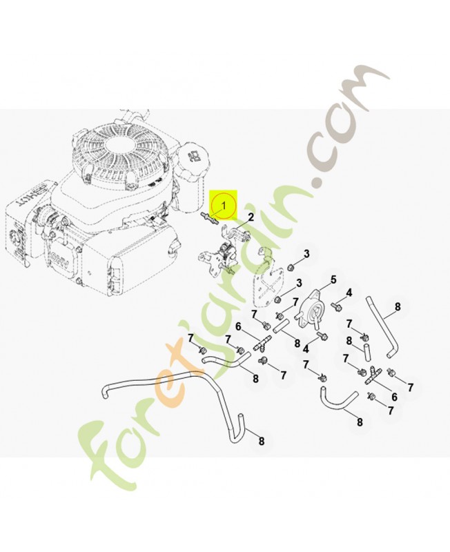 Goujon fileté 0002-953-6600- Pièce détachée Stihl / Vicking