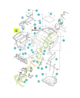 Couvercle référence 597268501