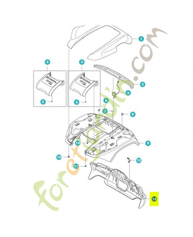 Capot de protection référence 597320901
