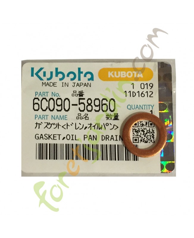 Joint de vidange moteur kubota
