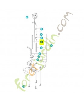 Tuyau 574600202. Pièce de rechange Husqvarna