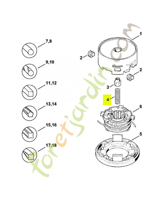 Ressort référence 0000-997-1601