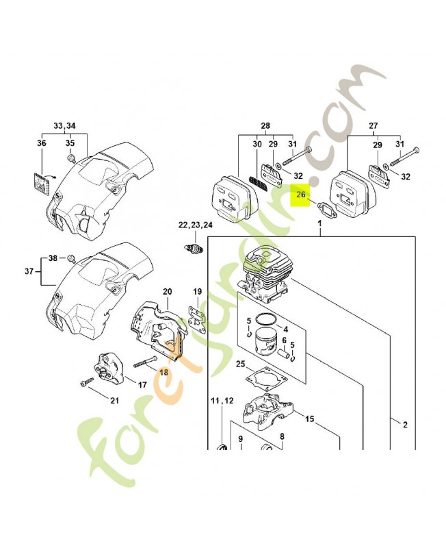 Joint de silencieux référence 1148-149-0600