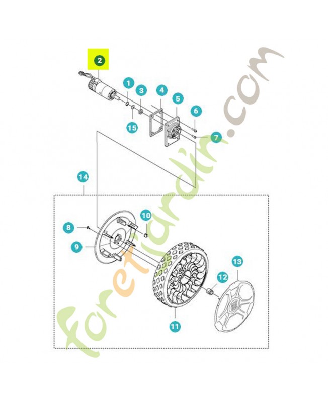 Moteur référence 597497501