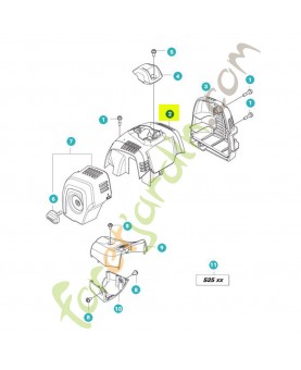 Capot de cylindre référence 597697401