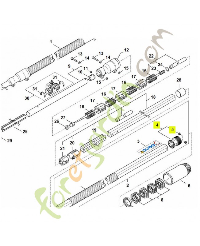 Pièce de serrage référence 4182-740-3722
