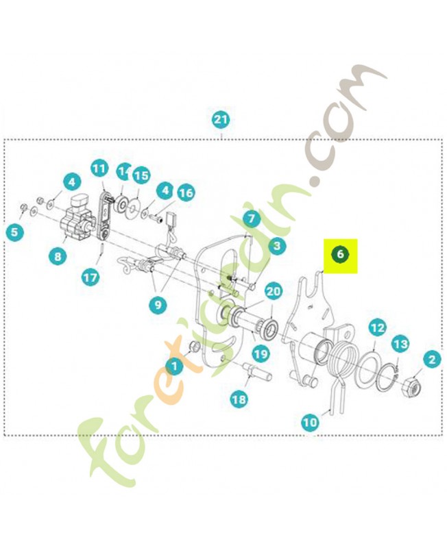 Levier de commande référence 597710601