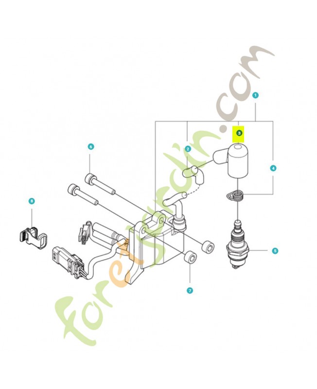 Capuchon de bougie référence 597717701