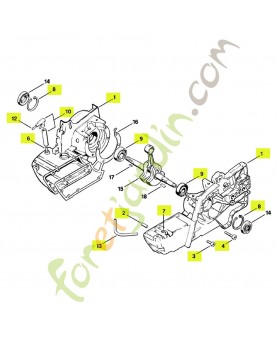Carter moteur référence 4201-020-2101