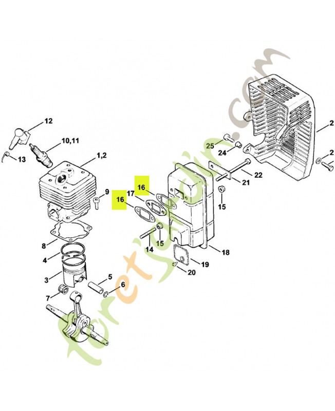Joint de silencieux référence 1108-149-0600