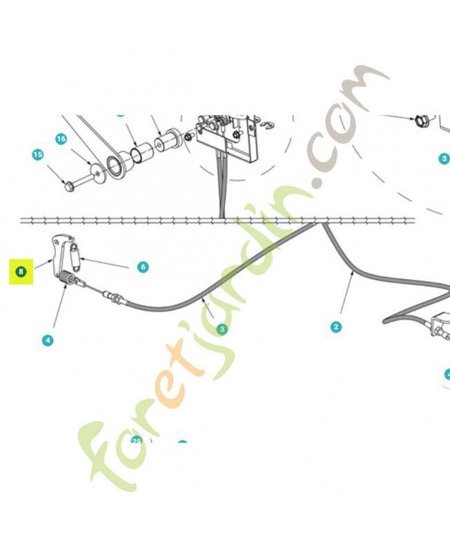 Levier référence 598763501
