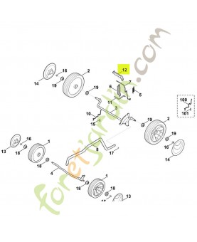 Levier de déclenchement référence 6338-791-4800