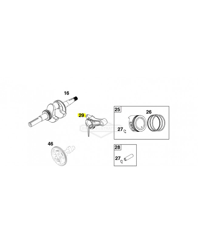 84002448 Bielle Briggs & Stratton