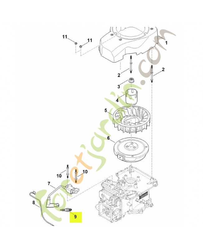Bougie référence 0004-400-7001