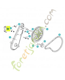 Guide de courroie référence 531008577