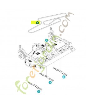 Courroie référence 599425301