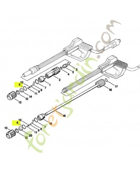 Joint torique 25x2 référence 9645-945-7728