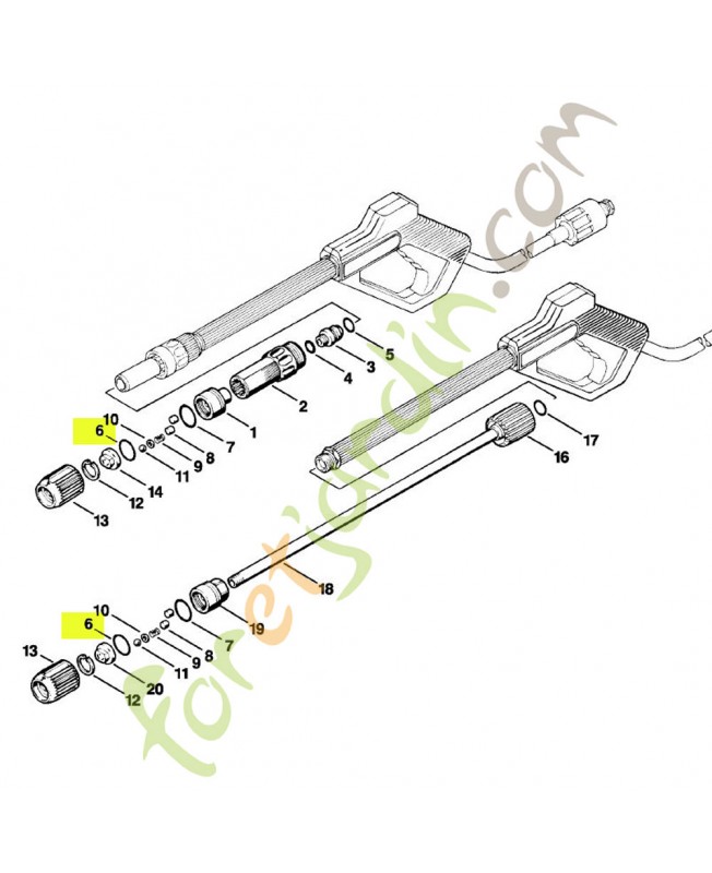 Joint torique 25x2 référence 9645-945-7728