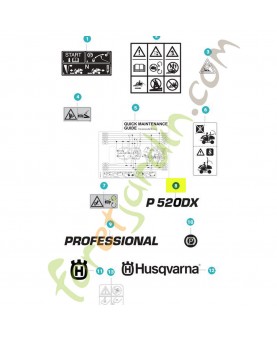 Autocollant référence 599655101