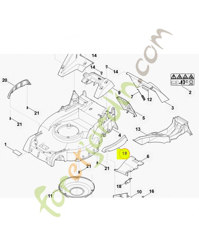 Renfort latéral gauche