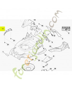 Renfort latéral droit