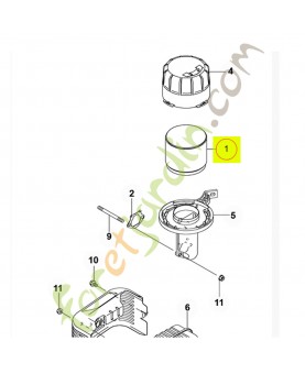 Filtre à air 0001-140-4405 stihl
