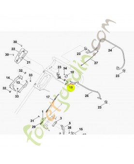 Dispositif d'ajustage 6378-704-4011 stihl