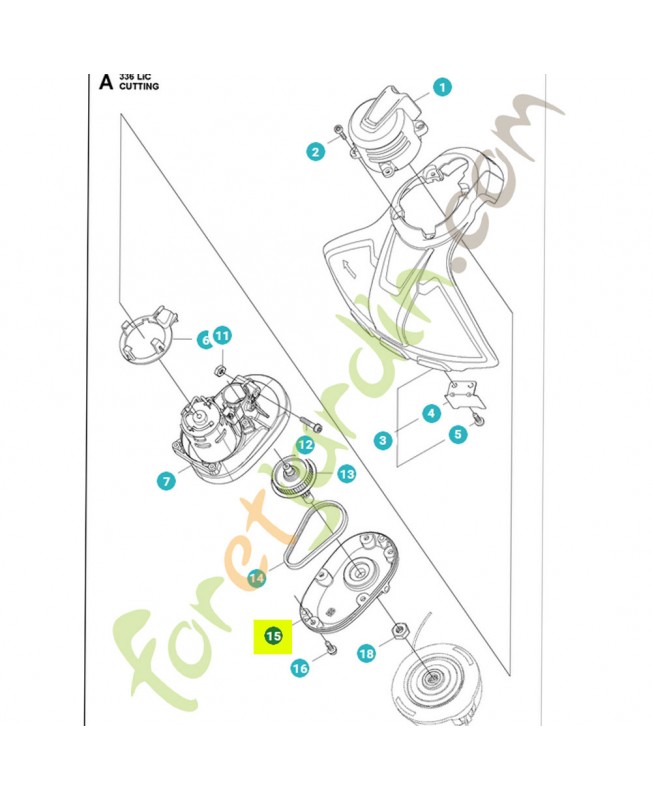 Carter 577426001 - Pièce de détachée Husqvarna