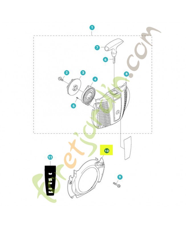 déflecteur 510205001 - Pièce de détachée Husqvarna déflecteur 510205001 - Pièce de détachée Husqvarna