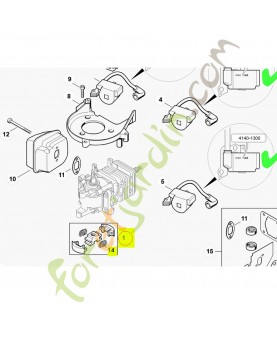 Embrayage complet stihl réf : 4228-160-2000