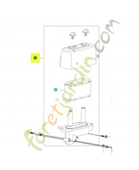 Filtre à air complet référence 599349060