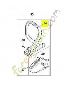Poignée tubulaire référence 1148-791-1704