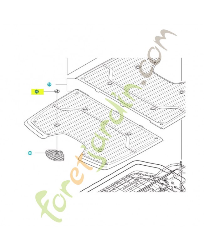 Pignon référence 599436301
