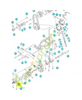 Axe de starter référence 599442601